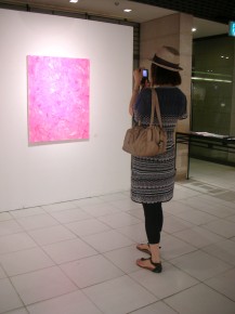 「Abstrink #6 菜の花 (Rape Blossom) 」F40、油、2008年