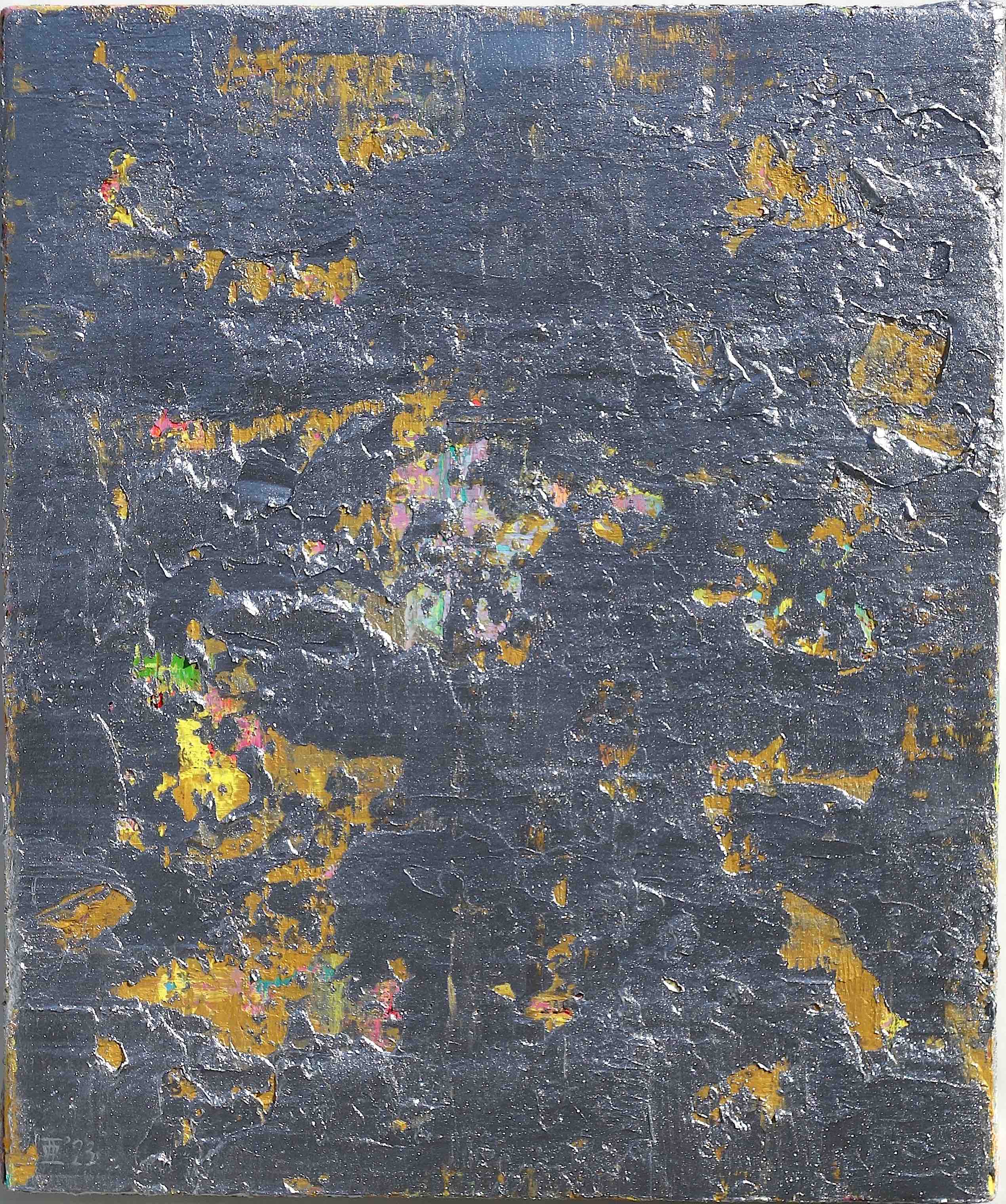 水彩画「幸福なコンポジション　6」 コンポジション No.6 – 絵画レンタルサービスENOAL